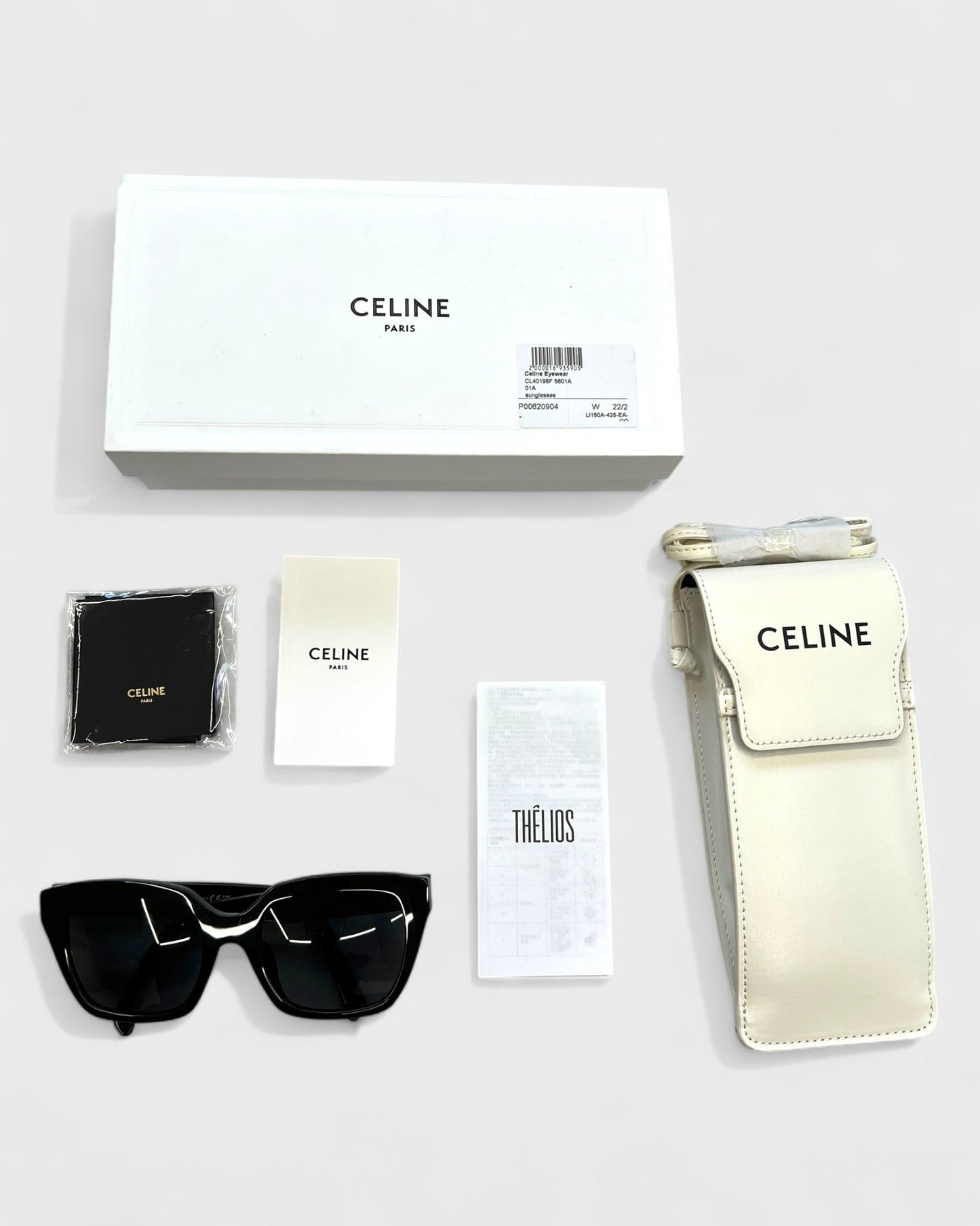 Cat-Eye Sonnenbrille – Schwarz
