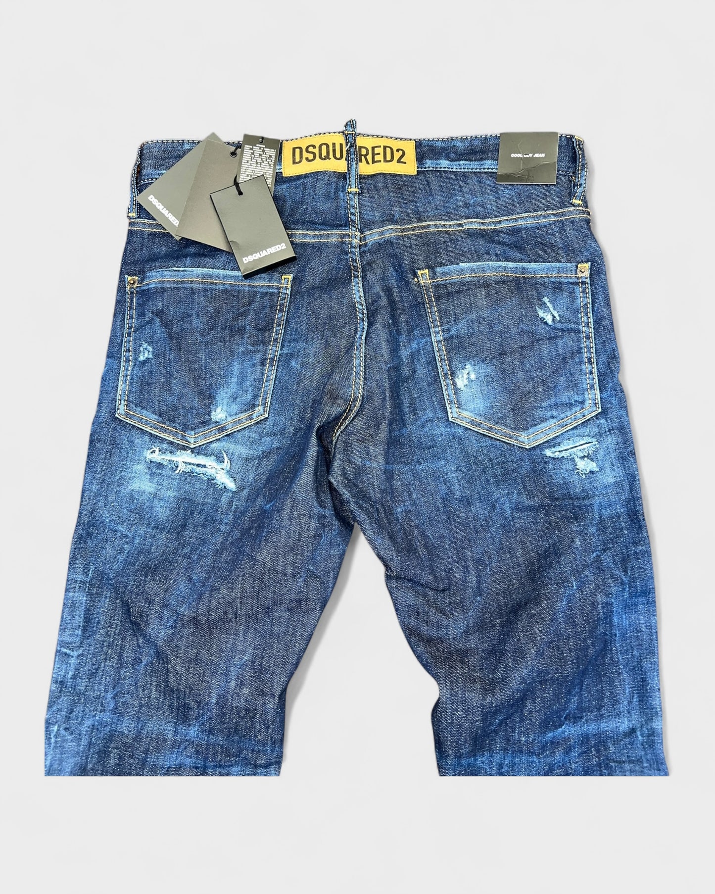 Dsquared2 Distressed Jeans – Blau
