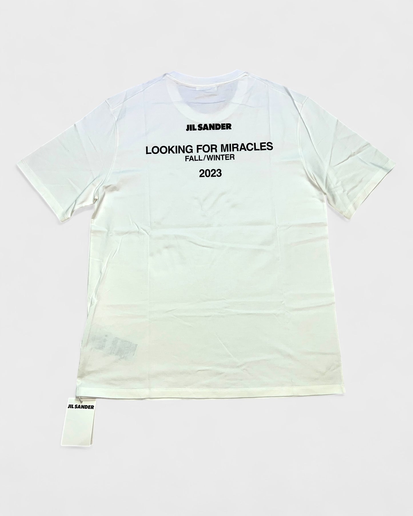 T-Shirt „Looking for Miracles“ – Weiß