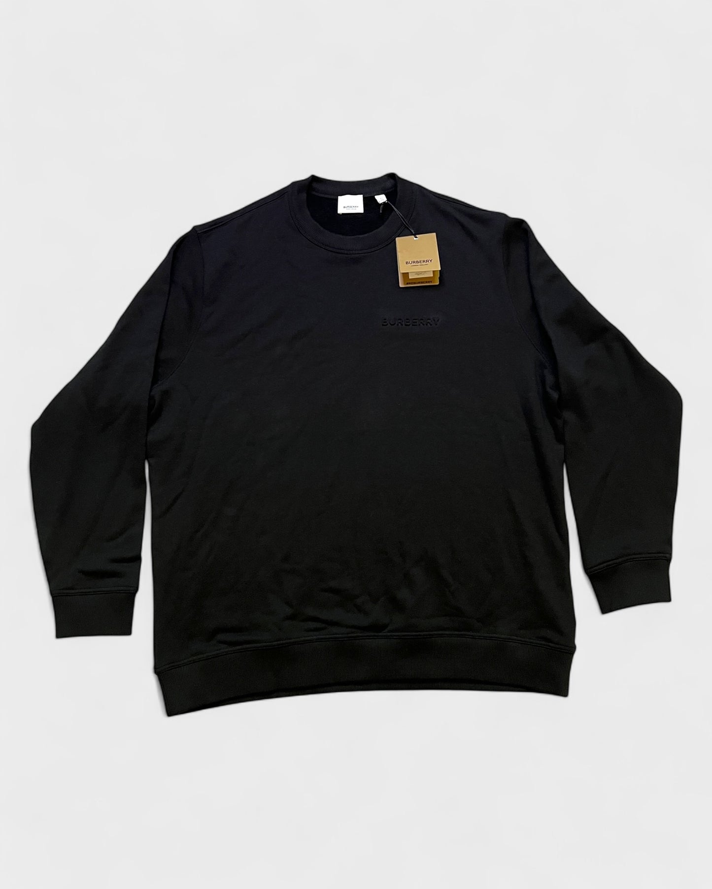 Sweatshirt mit Logo Print – Schwarz