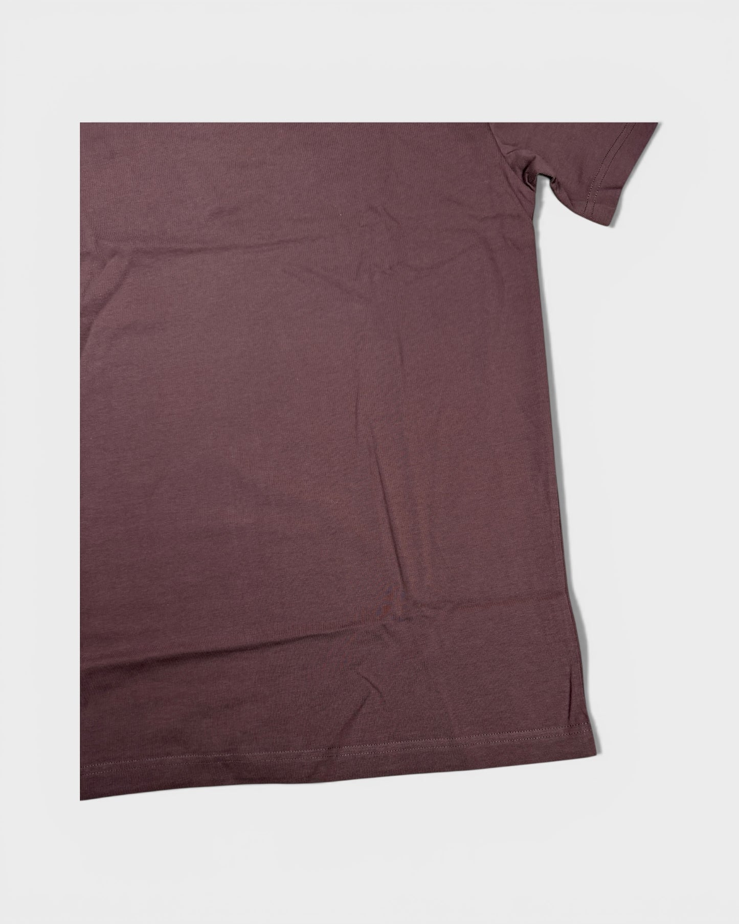 T-Shirt mit Logo-Schriftzug – Braun