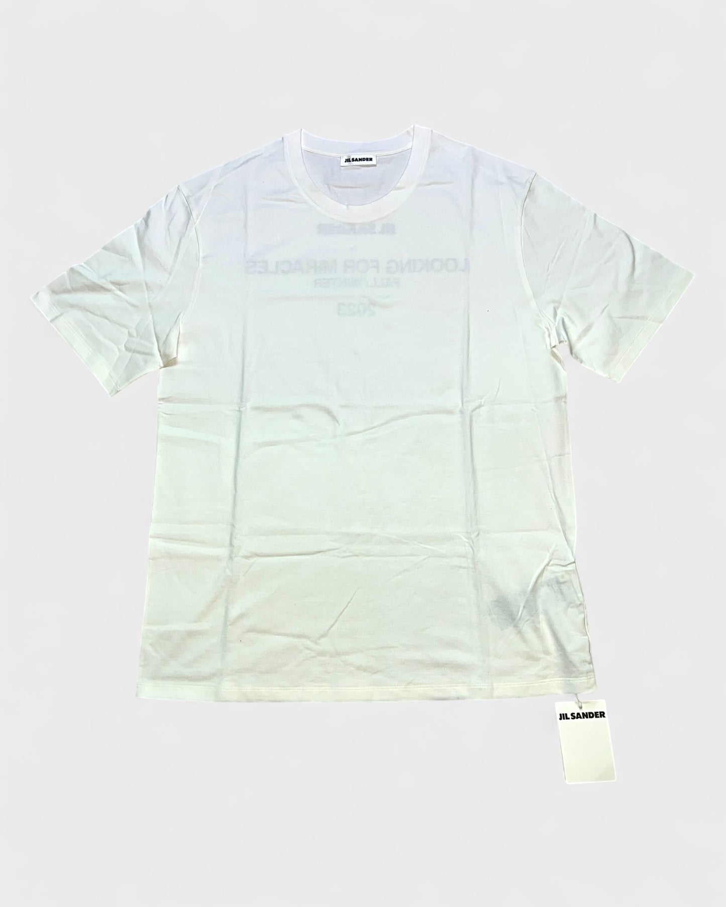 T-Shirt „Looking for Miracles“ – Weiß