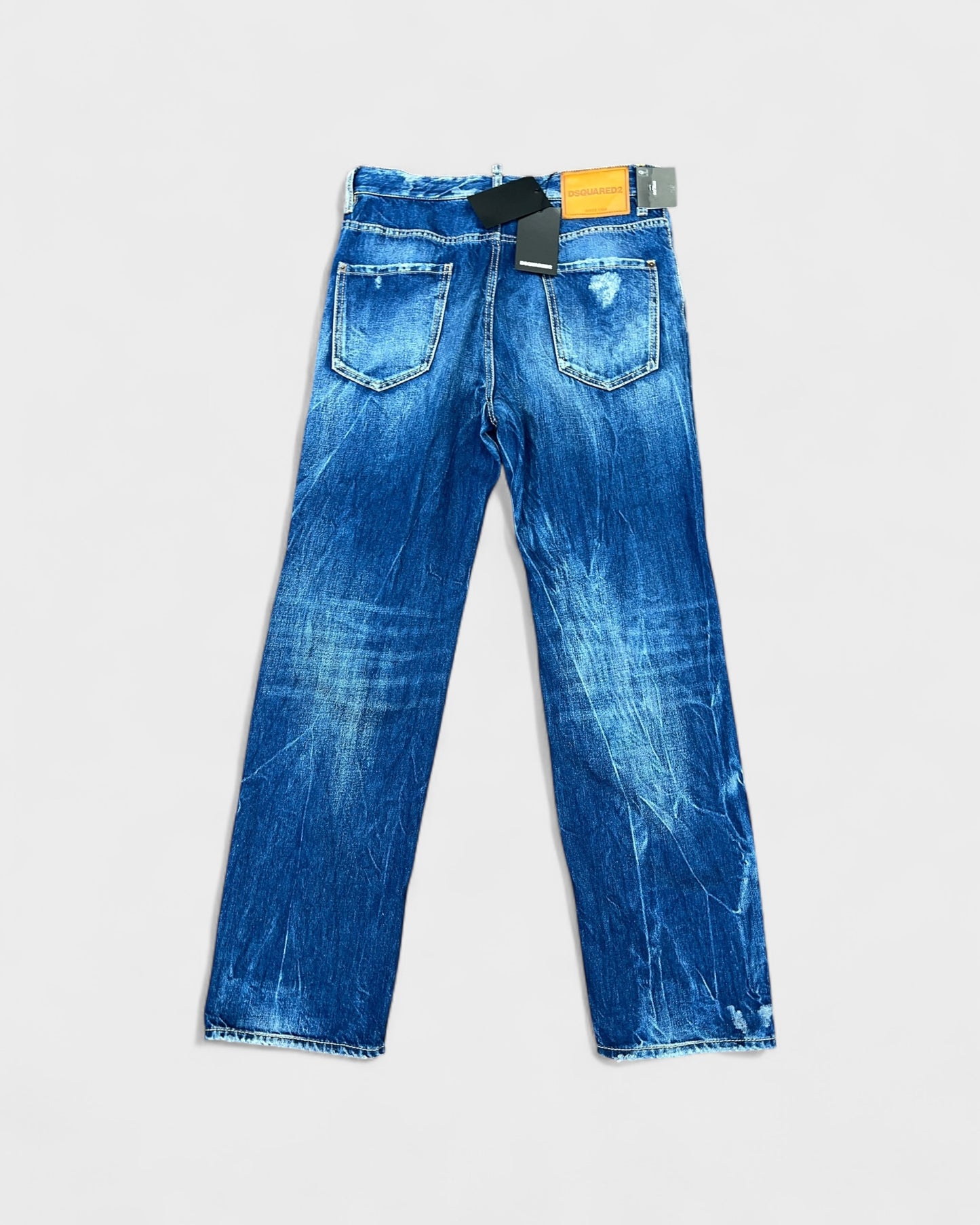Dsquared2 Jeans mit Used-Effekt – Mittelblau