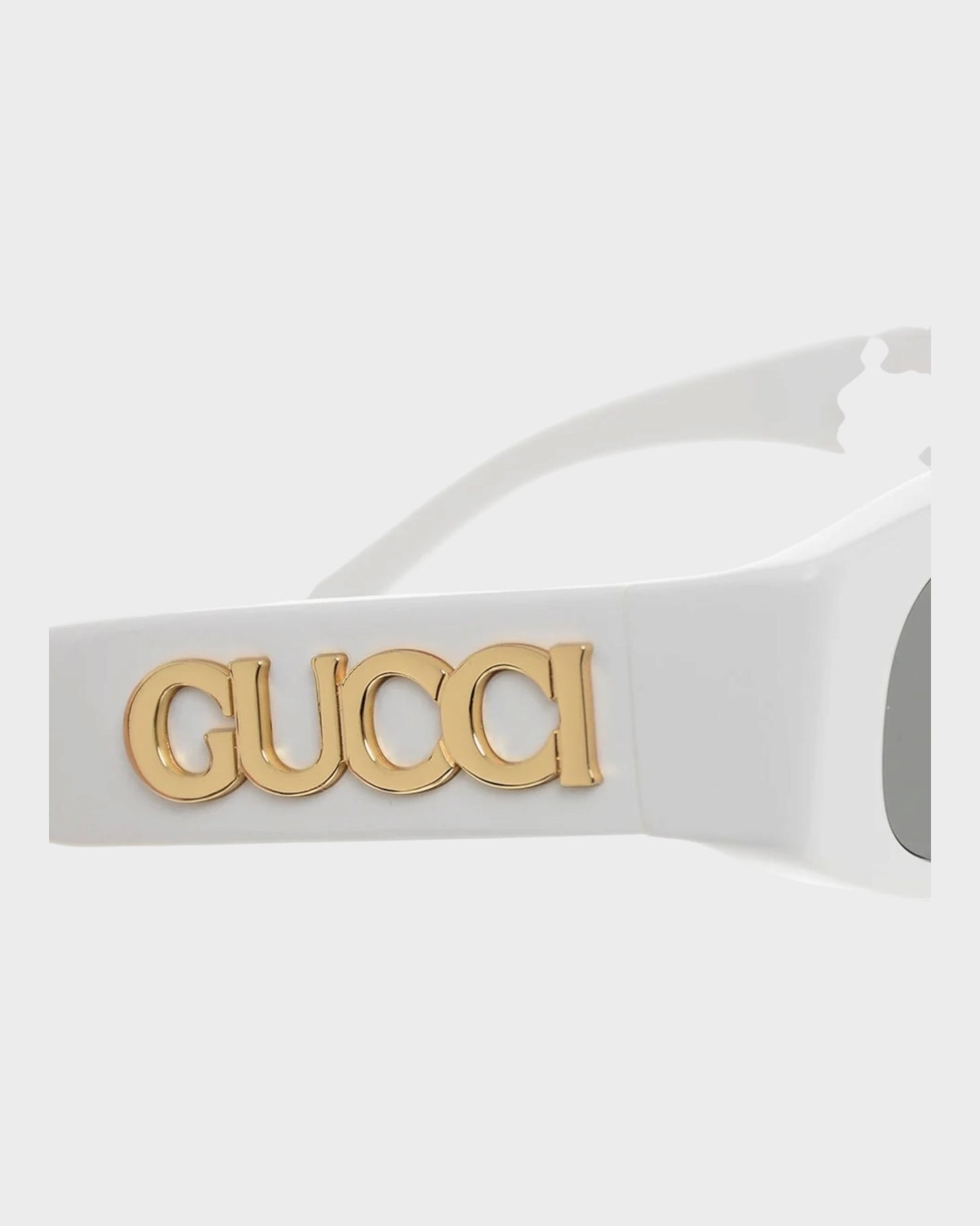 Schmale Sonnenbrille mit Logo-Applikation