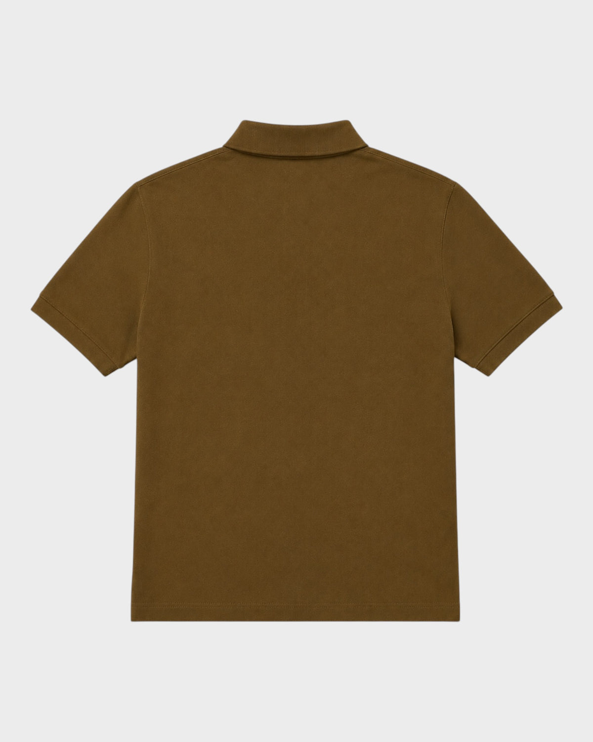 Poloshirt mit Skull-Emblem – Olivgrün