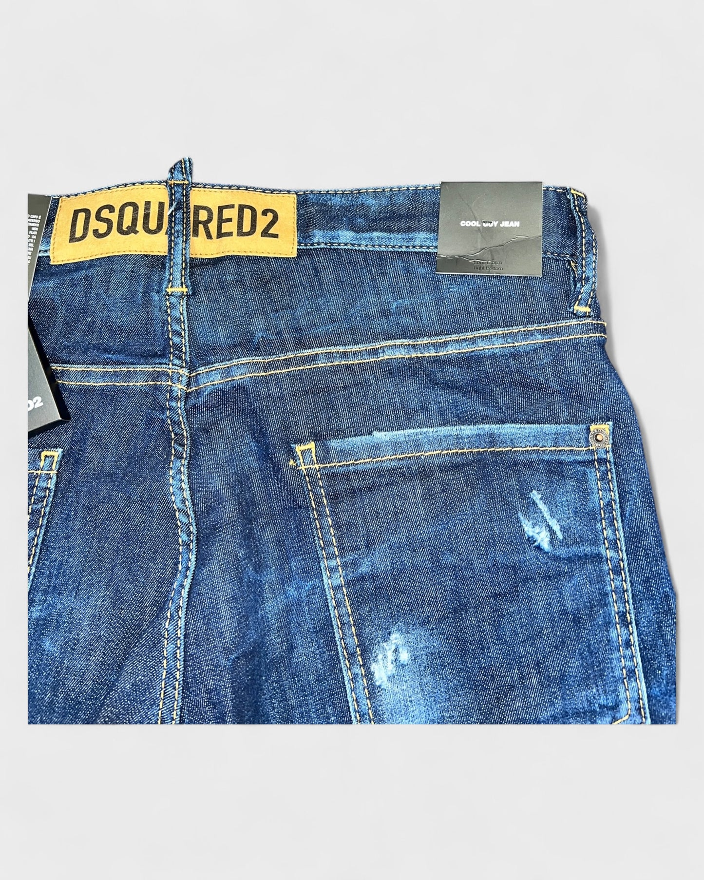 Dsquared2 Distressed Jeans – Blau