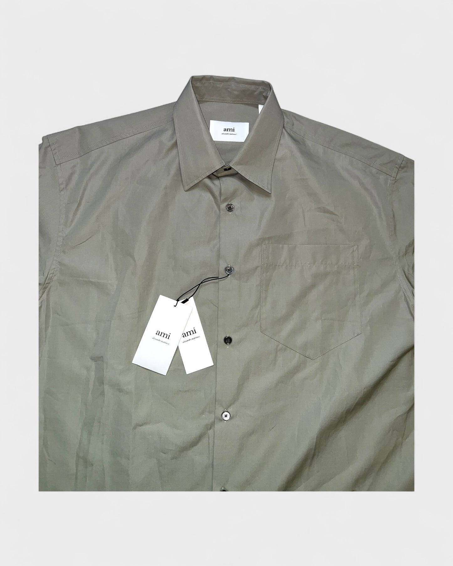 Kurzarmhemd – Khaki