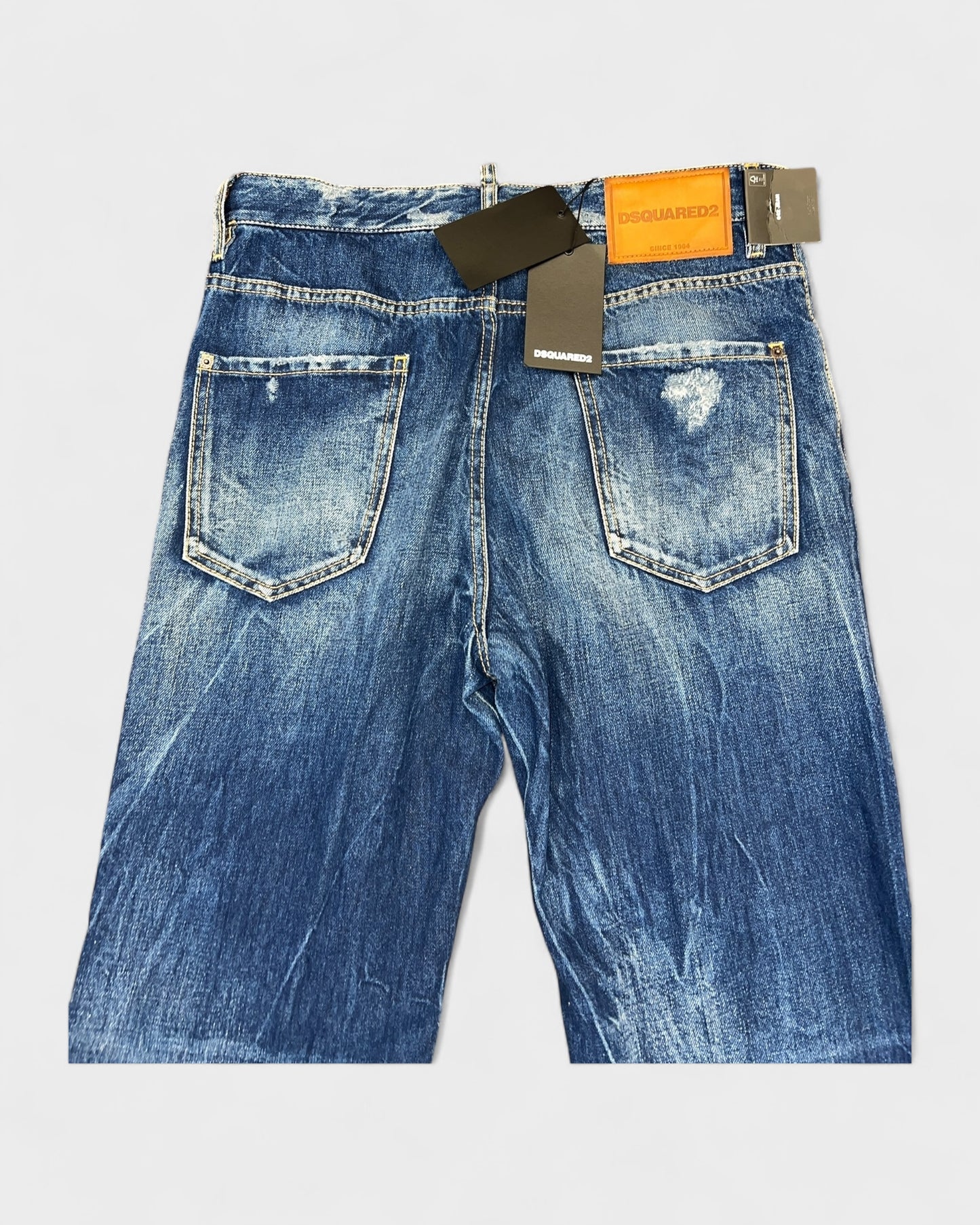 Dsquared2 Jeans mit Used-Effekt – Mittelblau