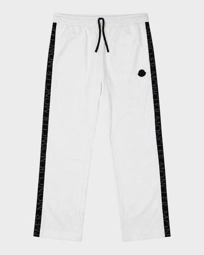 Jogginghose mit Logo-Streifen – Weiß