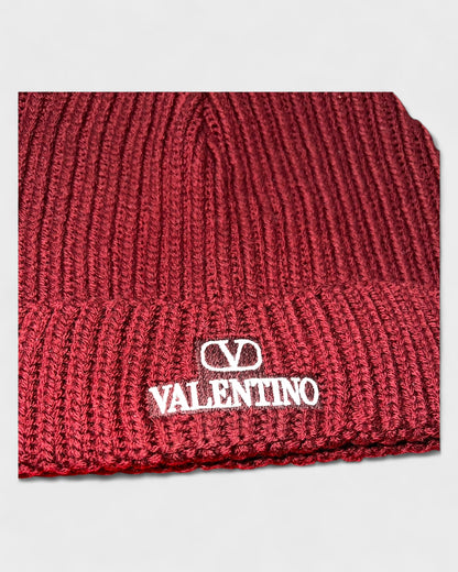 Strickmütze – Bordeauxrot