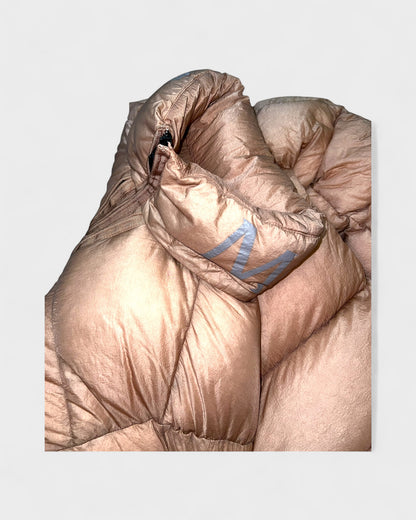 Cavonne Garment Dyed Daunenjacke – Rose