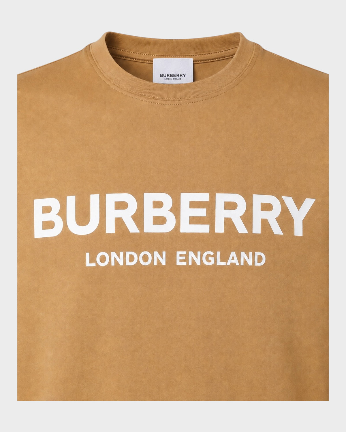 T-Shirt mit Logo-Print – Camel