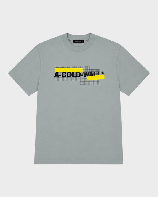 T-Shirt mit Grafik-Print – Grau