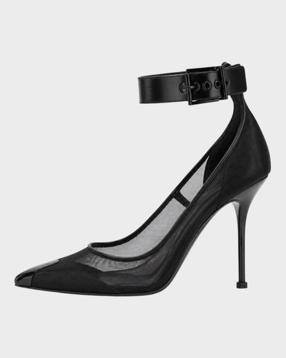 „Buckle“ Pumps – Schwarz