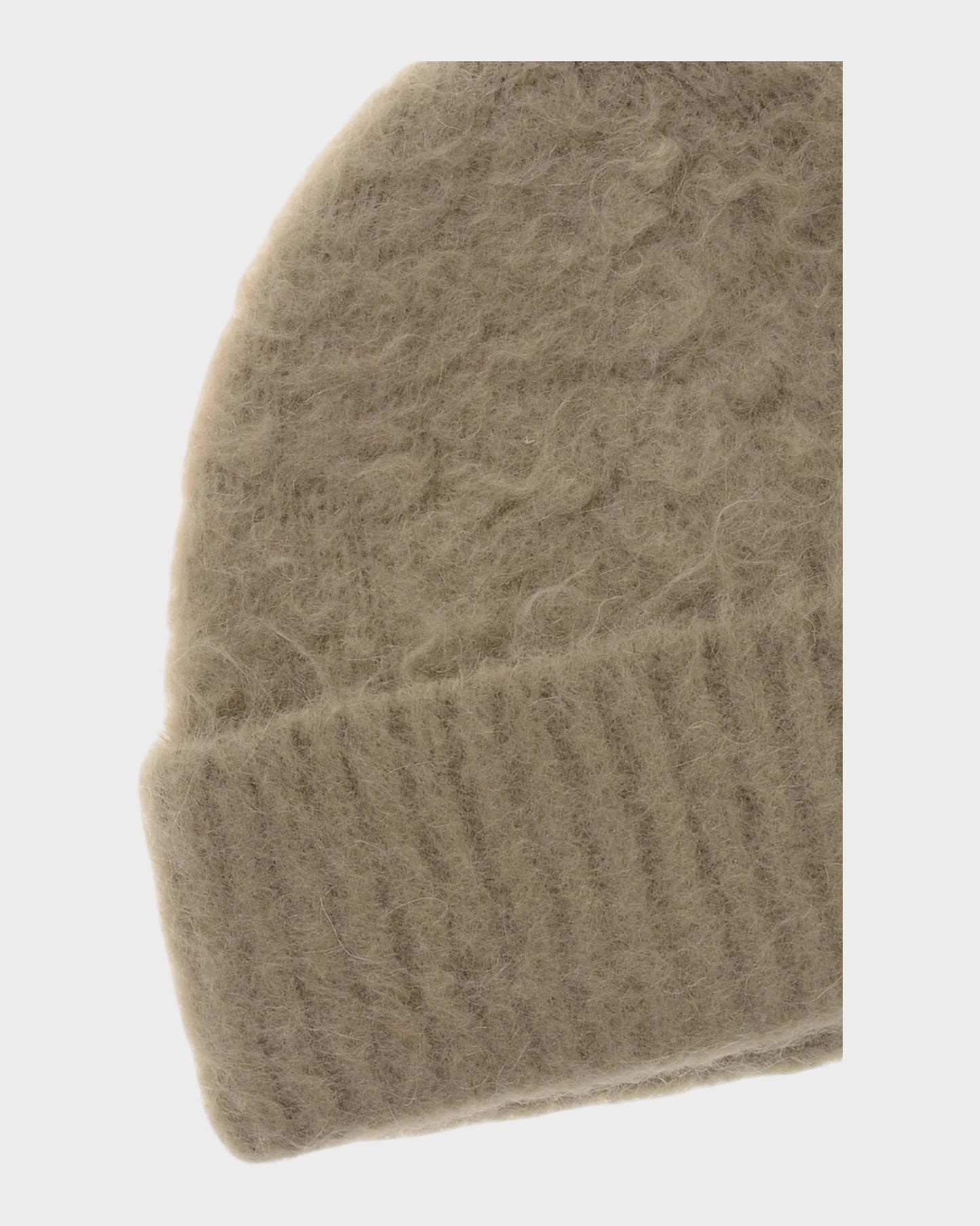 Strickmütze aus Wollmischung – Beige