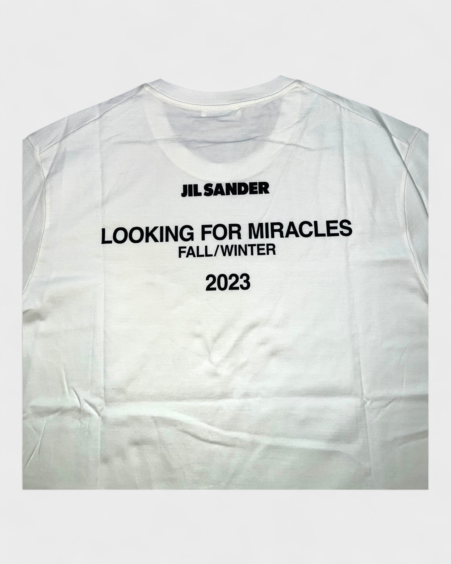 T-Shirt „Looking for Miracles“ – Weiß