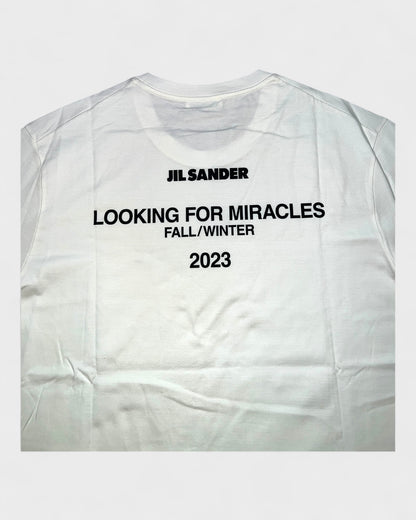 T-Shirt „Looking for Miracles“ – Weiß