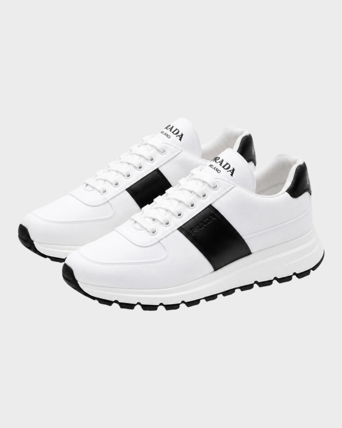 Sneaker „Prax 2.0“ – Weiß mit schwarzem Detail