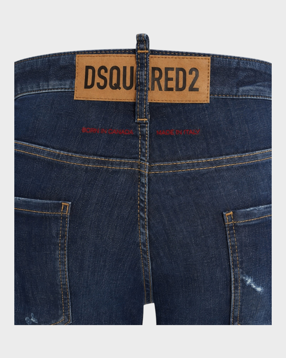 Distressed Jeans – Blau