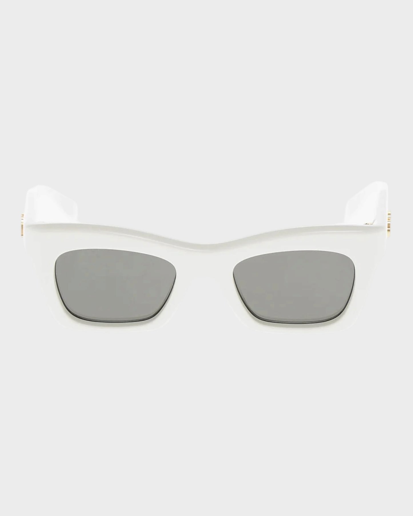 Schmale Sonnenbrille mit dezentem Logo