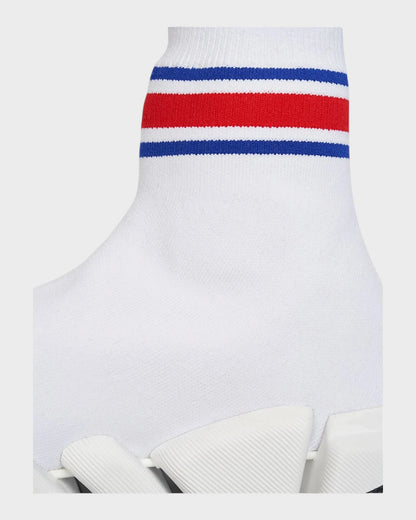 Speed Sneaker Trainer mit Streifen – Weiß