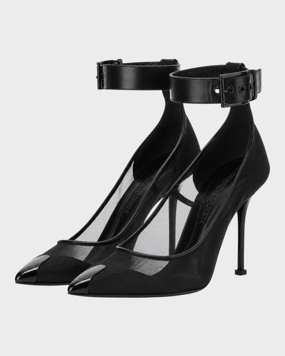 „Buckle“ Pumps – Schwarz