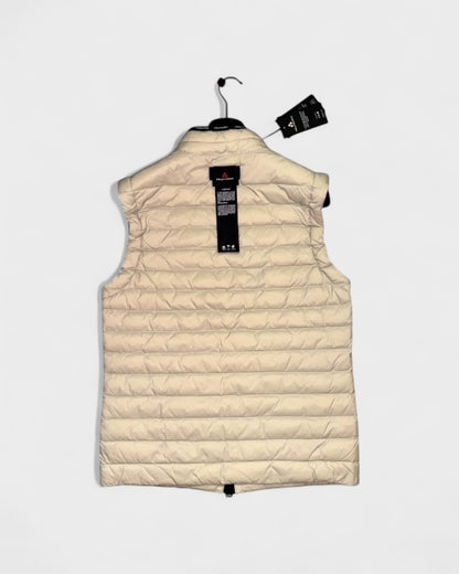 Steppweste mit Stehkragen – Beige