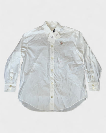 Hemd mit Logo-Patch – Weiß