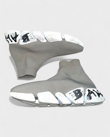 Balenciaga Speed Trainer 2.0 Sneakers – Grau/Weiß