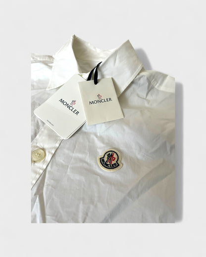 Hemd mit Logo-Patch – Weiß