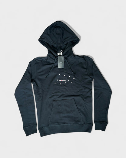 Kapuzenpullover mit Sternen – Schwarz