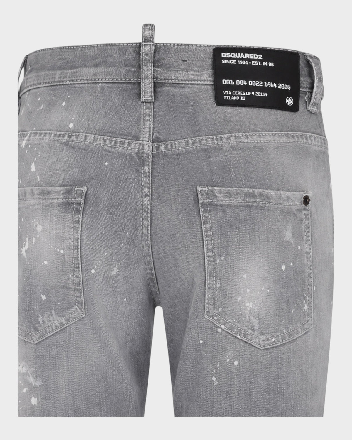 Cool Guy Jeans – Grau mit Paint-Splatter