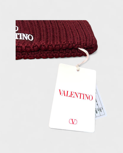 Strickmütze – Bordeauxrot