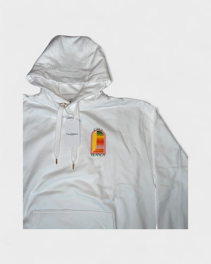 Gradient L’Arche Hoodie – Weiß