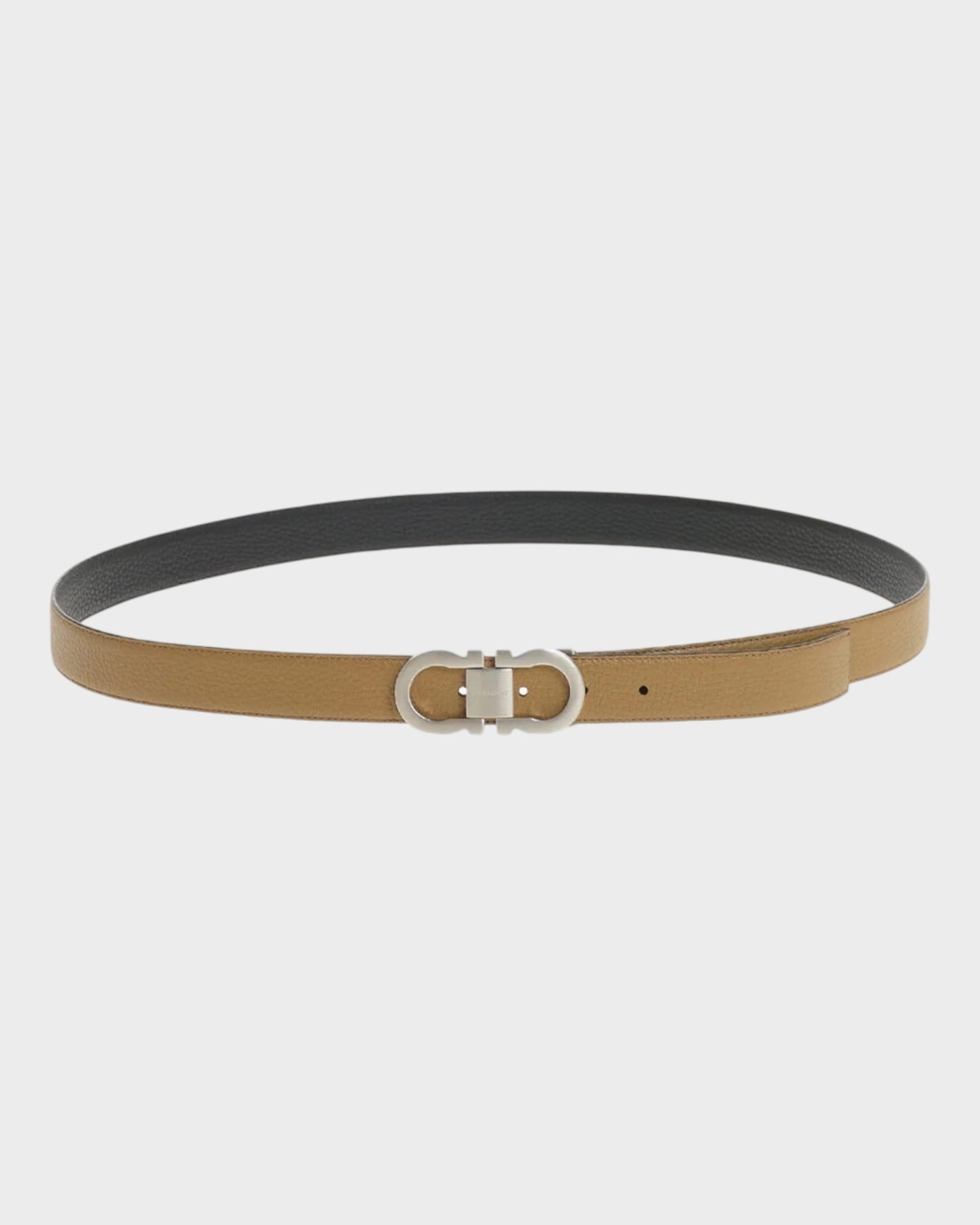 Wendegürtel – Beige/Schwarz