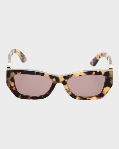 Elegante Cat-Eye Sonnenbrille mit Logo-Detail