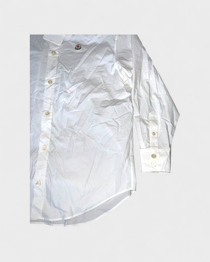 Hemd mit Logo-Patch – Weiß