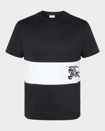 T-Shirt mit Kontraststreifen