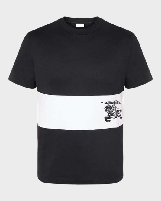 T-Shirt mit Kontraststreifen