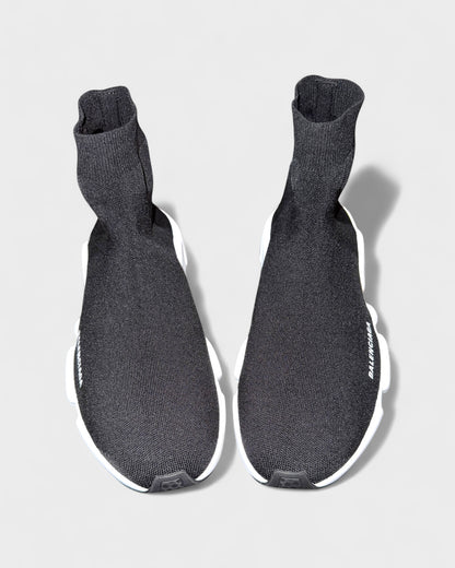 Speed Trainer Sneaker – Schwarz/Weiß