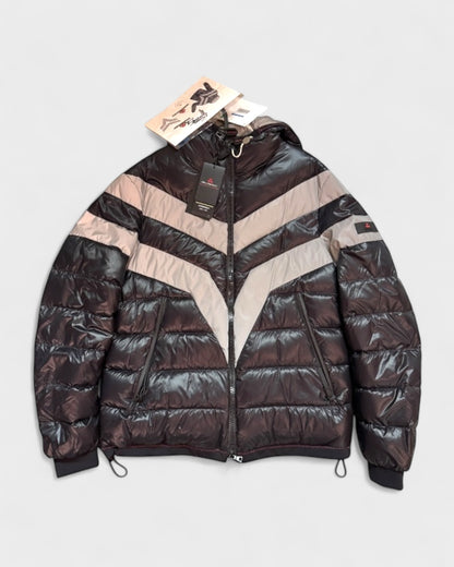 Daunenjacke in Schwarz & Grau