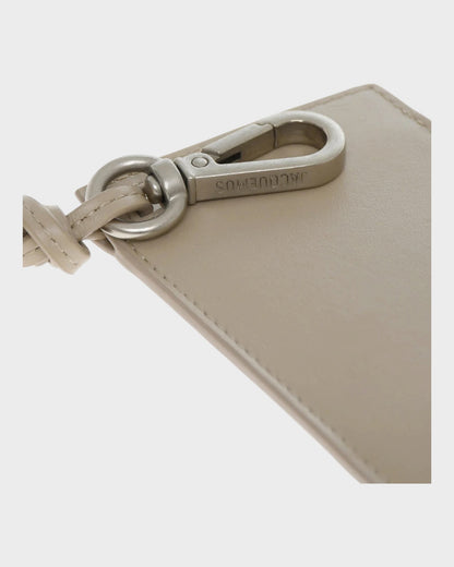 Kartenetui mit Umhängeband – Beige