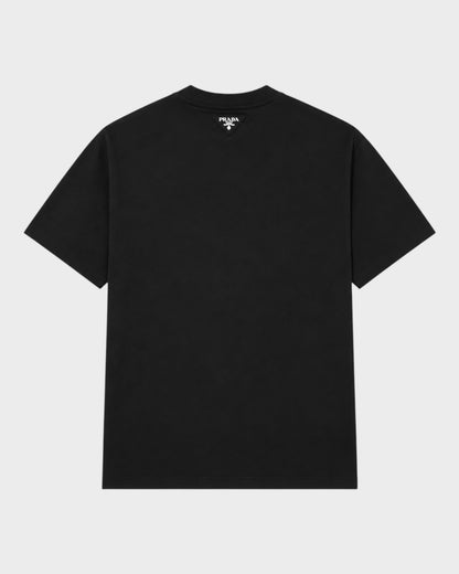 Octopus Print T-shirt - Schwarz