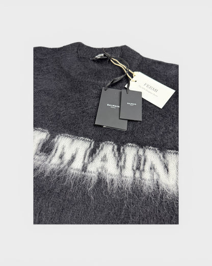 Pullover mit Logo-Schriftzug – Schwarz