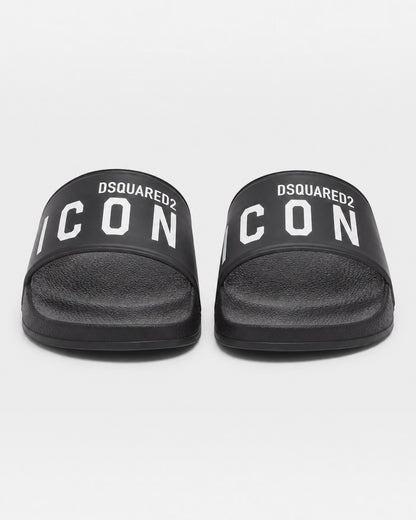 Slides „ICON“ – Schwarz/Weiß