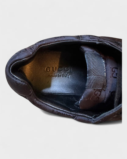 Rhyton Sneaker mit Allover-Monogramm – Schwarz