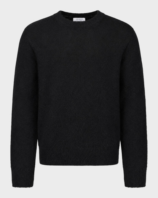 Pullover mit Fuzzy Arrows – Schwarz