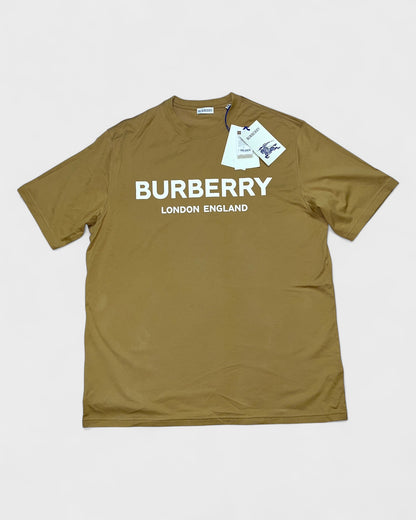 T-Shirt mit Logo-Print – Camel