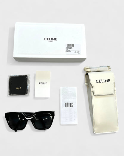 Cat-Eye Sonnenbrille – Schwarz