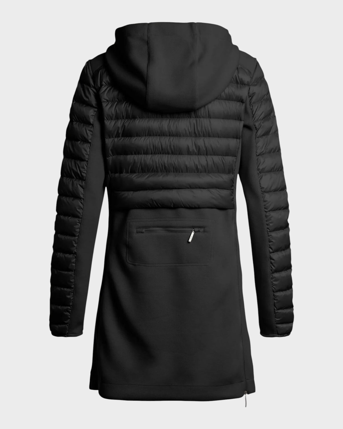 Yasmine Hybrid-Daunenjacke – Schwarz